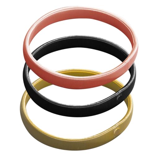 BESTYASH 3 Stück Elastische Herren armmanschetten Metall Shirt Sleeve Garters Langlebige Verstellbare Hemdsärmelhalter in Gold Roségold und Schwarz für Stilvolle Armdekoration von BESTYASH