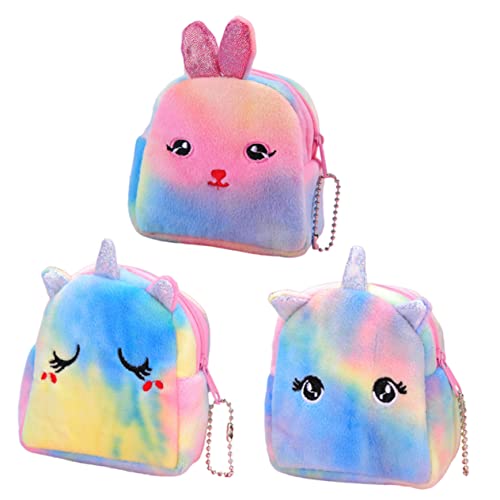 BESTYASH 3stücke Junge Mädchen Münzbeutel Reißverschluss Geldbörse Im Einhorn-Design Für Mädchen Praktischer Und Stilvoller Schlüssel Wallet Für Aufbewahrung Von Kleingeld Und von BESTYASH