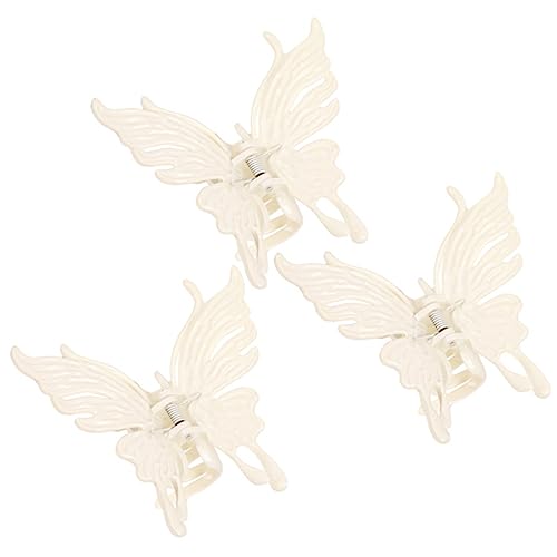 BESTYASH 3stücke Schmetterlingshaarklammern Für Frauen Und Mädchen Große Haarklammern Zum Halten Langer Haare Beim Waschen Schminken Und Kochen von BESTYASH