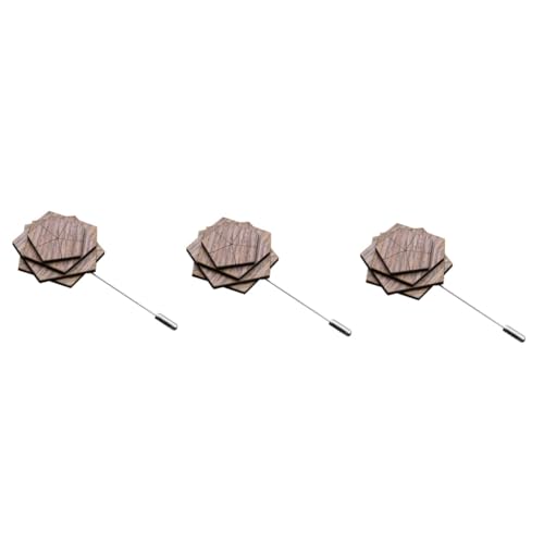 BESTYASH 3 Stück Herrenkorsage aus Holz binden Männer Veteranen-Anstecknadel reversnadel herren Lapel Pin für Herren deko Boutonniere-Anstecknadel aus Holz Reversnadel Zinklegierung BESTYASH 3 Stück Herrenkorsage aus Holz binden Männer Veteranen-Anstecknadel reversnadel herren Lapel Pin für Herren deko Boutonniere-Anstecknadel aus Holz Reversnadel Zinklegierung von BESTYASH