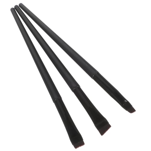 BESTYASH 3 Stück Teiliges Eyeliner und Augenbrauen Pinselset Präzisions Make Up aus Hochwertigem Material für Details Täglichen Gebrauch und von BESTYASH