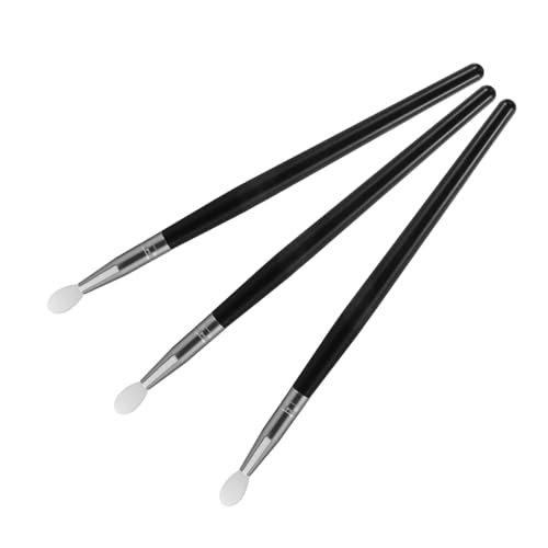BESTYASH 3 Stück Teiliges Professionelles Make Up Pinselset aus Silikon für Lippenmaske und Lidschatten Leicht Reisefreundlich mit Flüssigkeitsresistenter Oberfläche für Präzises Auftragen von BESTYASH