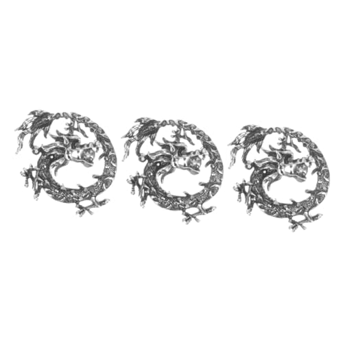 BESTYASH 3 Stück Vintage Drachenbrosche für Männer Anstecknadel Dekoration von Anzügen Schals und Kleidung als zu Weihnachten Geburtstag oder Hochzeit von BESTYASH