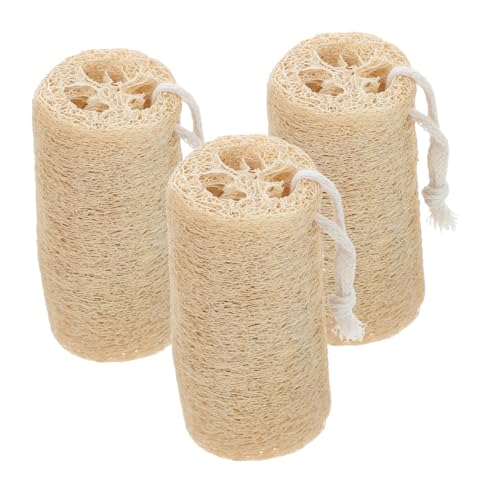 BESTYASH 3stücke Teiliges Natürlicher Luffa-badeschwämme Sanfter Körperpeeling-scrubber Für Männer Und Für Dusche Und Effektive von BESTYASH
