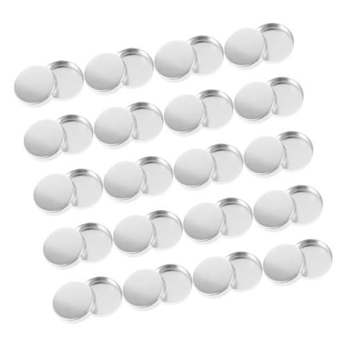 BESTYASH 30stücke Kleine Lidschattenpfannen Leere Runde Paletten Lidschatten Sub Verpackung Pfannen Für Make-up Leere Lidschattenplatte Lidschattenpfanne von BESTYASH