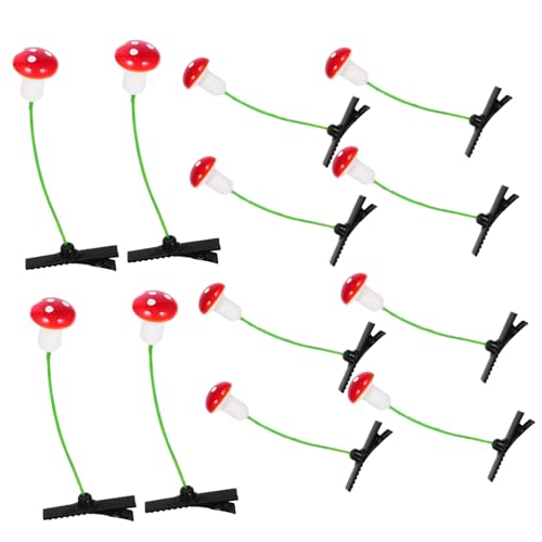 BESTYASH 30stücke Süße Haarspangen Simulation Pilz Haarnadeln Kleine Haarspangen Für Junge Mädchen Kreative Haarschmuck Zubehör Für Alltag von BESTYASH