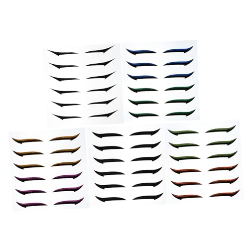 BESTYASH 36paare Eyeliner Aufkleber Wiederverwendbar Augenlid Klebebänder Glitzer Augenlid Make-up Sticker Für Frauen von BESTYASH