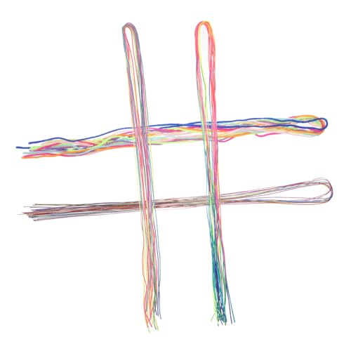 BESTYASH 36 Stück Teiliges Bunte Haarflechtschnüre für Dreadlocks und Zöpfe Wiederverwendbare Vielseitige Haarbänder für Jugendliche und Erwachsene Einfach Anzuwenden Lebendige von BESTYASH