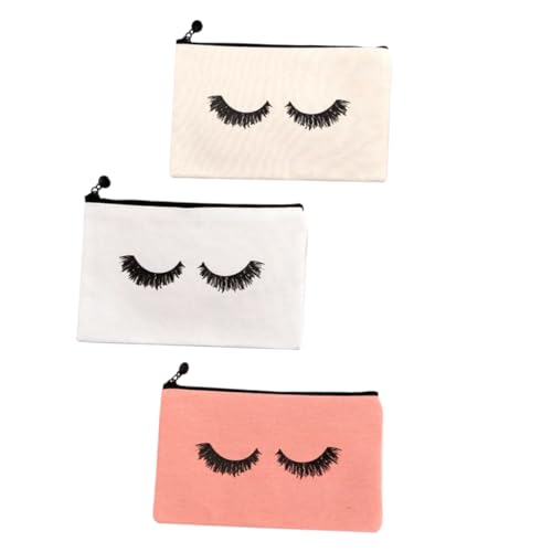 BESTYASH 3 Stück Kosmetiktasche Für Damen Multifunktionale Kulturbeutel Für Make up Und Körperpflege Praktische Reisetasche Mit Reißverschluss Aufbewahrungstasche Für Lippenstift von BESTYASH