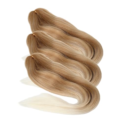 BESTYASH 3stücke Teiliges Aus Synthetischen Haarverlängerungen Für Zöpfe Vorgeformtes Langes Haar Für Einfaches Styling Für Damen Für Und Zöpfe von BESTYASH