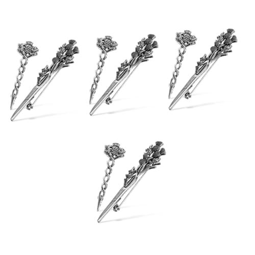 BESTYASH 8stücke Vintage Schottische Distel Broschen Für Männer Sicherheitsanstecker Clips Dekorative Kragennadeln Für Cardigans Und Hemden Einzigartiger Schmuck Für Jeden Anlass von BESTYASH