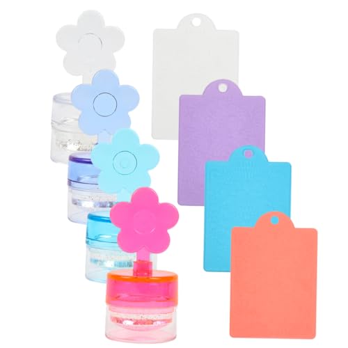 BESTYASH 4 Sätze Silikon -briefmarkenset Für Nägel Beeindrucken Bausatz Nagelkunstwerkzeuge Gefälscht Nagelwerkzeuge Stempel Maniküre Led Drücken Kind Stamper Spitze Plastik von BESTYASH