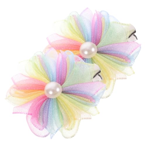 BESTYASH 4 Stück Blume Haarnadel Funkelnd Haarschmuck Für Haarnadel Für Mädchen Französisch Haarspangen Für Mädchen Dekorative Haarspangen Klein Haarklammer Zubehör Winzig Metall von BESTYASH