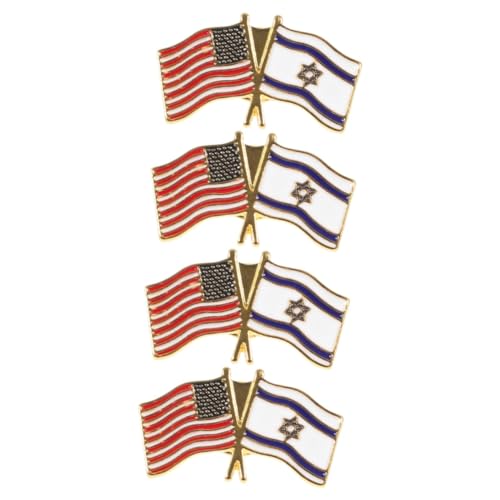 BESTYASH 4 Stück Flaggenabzeichen Anstecknadel mit amerikanischer Flagge Fahnennadel Israel-Flagge abc wickeltasche o'bag Anstecknadel für Rucksäcke Anstecknadel aus Legierung Zinklegierung BESTYASH 4 Stück Flaggenabzeichen Anstecknadel mit amerikanischer Flagge Fahnennadel Israel-Flagge abc wickeltasche o'bag Anstecknadel für Rucksäcke Anstecknadel aus Legierung Zinklegierung von BESTYASH