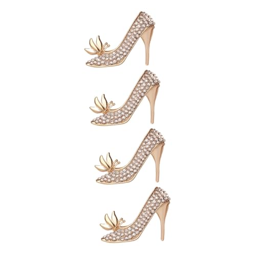 BESTYASH 4stücke Hochglanz Brosche Anstecknadel Glitzernde High Heel Für Frauen Elegante Mode Accessoires Für Partys Hochzeiten Und Besondere Anlässe Funkelnde Kleidung Dekoration BESTYASH 4stücke Hochglanz Brosche Anstecknadel Glitzernde High Heel Für Frauen Elegante Mode Accessoires Für Partys Hochzeiten Und Besondere Anlässe Funkelnde Kleidung Dekoration von BESTYASH