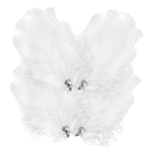 BESTYASH 4 Stück Kopfschmuck Haarspangen Für Damen Ausgefallene Brautjungfer Silberfarben Für Den Abschlussball Mädchen Haarspange Haarnadel Haarspangen Süße Braut von BESTYASH