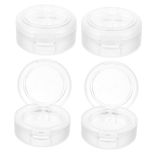 BESTYASH 4stücke Runde Leere Lidschattenpfannen Leere Kosmetikpfannen Für Frauen Und Mädchen Wiederverwendbare Kleine Behälter Aus Kunststoff Für Lidschattenpalette von BESTYASH
