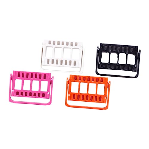 BESTYASH 4 Stück Nail Drill Bit Holder Aufbewahrungsbox für Nagelkunst Polierbits Praktischer Organizer für Nagelfräser und Polierköpfe Erhältlich von BESTYASH