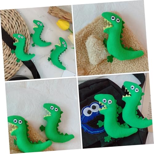 BESTYASH 4 Stück Niedliche Dinosaurier Broschen Anstecker Cartoon Stil Bunte Abzeichen für Kleidung Taschen Haarschmuck Vielseitig Verwendbar Modische Accessoires von BESTYASH