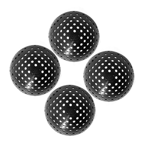 BESTYASH 4 Stück Silikonhaarpolster Pads unsichtbar Kissen Styling geformt stutzenhalter Haarpolsterwerkzeug Haarvolumeneinsatz Haar-Volumen-Pad Haarbrötchenzubehör Kieselgel Schwarz von BESTYASH