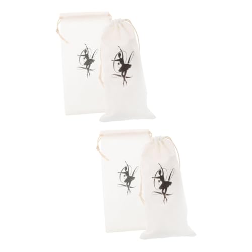 BESTYASH 4 Stück Tanzschuh Aufbewahrungstasche Ballettschuhe Für Damen Ballettschuh Aufbewahrungstaschen Ballett Tanzschuh Tasche Ballett Tasche Ballettschuh Tragetaschen Tanzschuh von BESTYASH