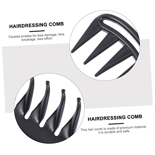 BESTYASH 4stücke Haarfriseurkamm Mit Breitem Zahnabstand Entwirrungskamm Für Männer Shampoo-kamm Zum Haarewaschen Abgerundete Spitzen Für Sanftes Kämmen von BESTYASH