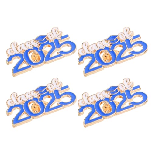 BESTYASH 4stücke Emaille-brosche Zum Schulabschluss Mit Anstecknadel Für Mütze Und Zeremonien Gedenkbrosche Für Studenten Und Partys von BESTYASH