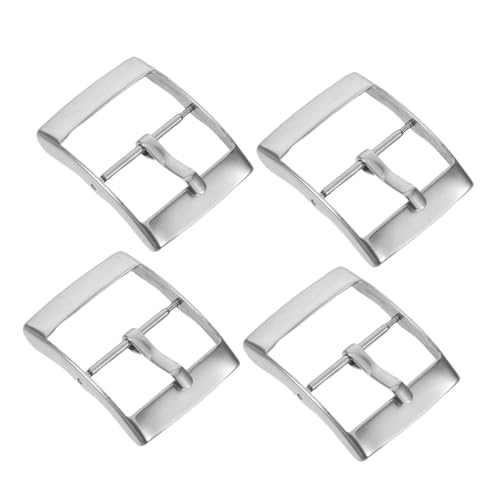 BESTYASH 4 Stück Teiliges Edelstahl-uhrenarmband Schnallen Ersatz mit Schnellverschluss Langlebiger Metallverschluss für Uhrenbänder Klassisches Design für Business und Freizeit von BESTYASH