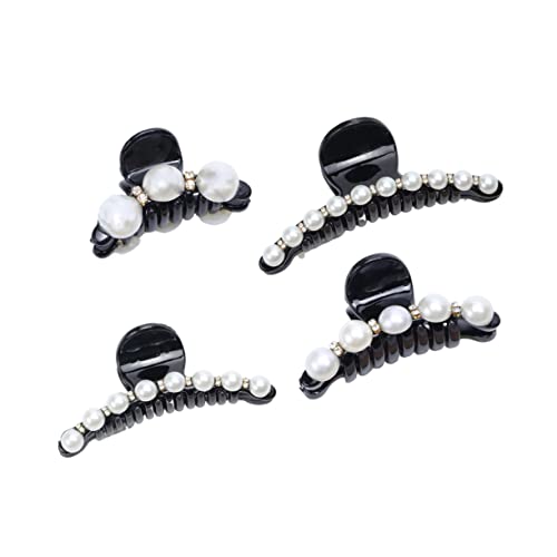BESTYASH 4 Stück Teiliges Haarklammern mit Perlen Design Starke Haltekraft Xl für Dickes und Dünnes Haar Rutschfest für Damen und Mädchen Vielseitig Einsetzbar von BESTYASH