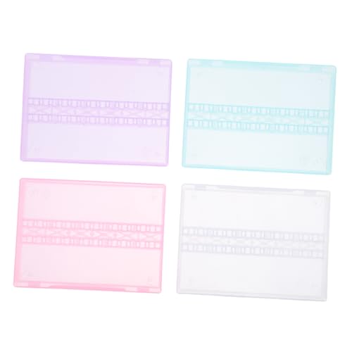 BESTYASH 4 Stück Teiliges Nagelkunst Tool Organizer Mini Aufbewahrungsbox für Nagelstudio Leerer Nagelwerkzeughalter für Professionelle und Private Nutzung von BESTYASH