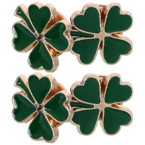 BESTYASH 4 Stück Teiliges Vintage Shamrock Emaille Brosche für Damen Stilvolle Anstecknadel mit Vierblättrigem Glückssymbol für Patrick Day und Feiertags Accessoires BESTYASH 4 Stück Teiliges Vintage Shamrock Emaille Brosche für Damen Stilvolle Anstecknadel mit Vierblättrigem Glückssymbol für Patrick Day und Feiertags Accessoires von BESTYASH