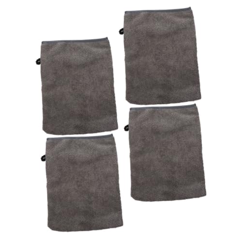 BESTYASH 4 Stück Tragbare Gesichtshandschuhe Wiederverwendbare Make Up Entferner Waschbare Gesichtspflege Hautfreundliche Reinigungshandschuhe für Einfache Gesichtsreinigung von BESTYASH