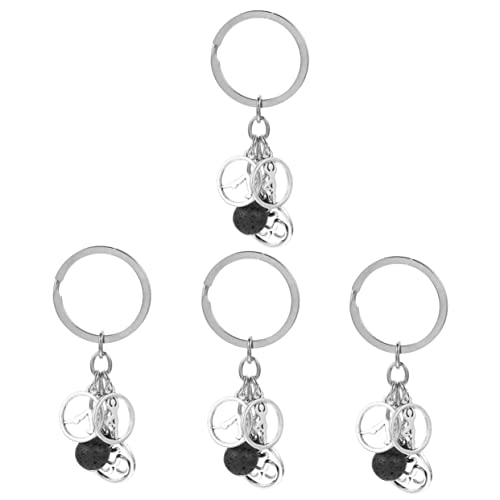 BESTYASH 4 Stück Yoga Schlüsselanhänger Yoga Schlüsselanhänger Yoga Liebhaber Schlüsselanhänger Schlüsselanhänger Perlen Geldbörse Yoga Schlüsselanhänger Yoga von BESTYASH