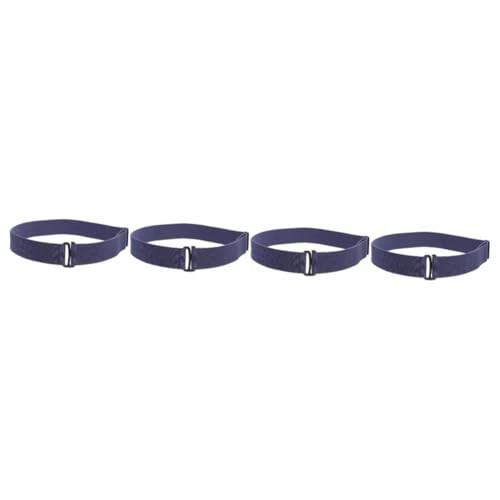 BESTYASH 4 Stück elastischer unsichtbarer Gürtel Jeanshosen für Männer Herren Stretchgürtel multifunktionsgürtel arbeitsgurt während Gürtel Männer-Jeans elastischer Schnallengürtel Hüftgurt von BESTYASH