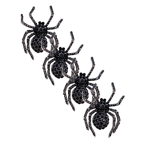 Retro Spinnenbrosche Aus Zinklegierung Mit Strass 4 7X3 6X2 Cm FüR Halloween Party Hochzeit Feiern Elegantes Geschenk FüR Frauen von BESTYASH