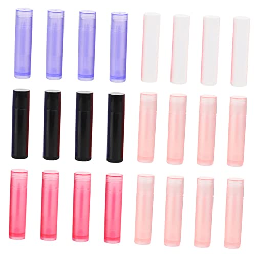 BESTYASH 40 Stück Leere Lippenpflegestift Tuben Nachfüllbare Lip Balm Behälter Kompakte DIY Lippenbalsam Aufbewahrung Leichte Reisefreundliche Lipgloss Tubes Vielseitig Einsetzbar von BESTYASH