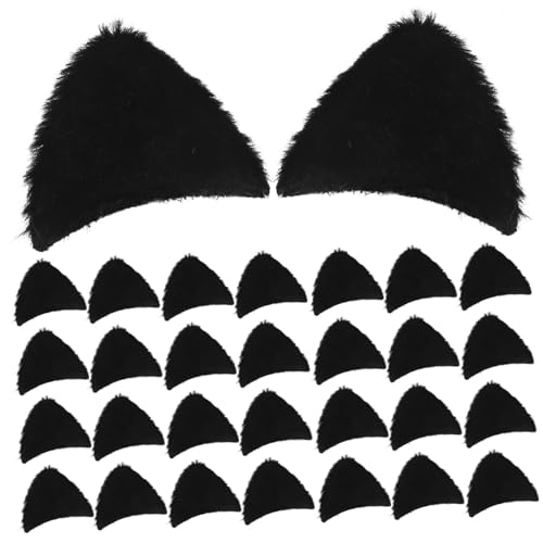 BESTYASH 40stücke Mini Katzen Ohr Dekorationen Diy Haarnadel Handwerk Haar Clip Zubehör Katze Ohren Zubehör Für Frauen Und Mädchen von BESTYASH