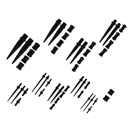 BESTYASH 48stücke Ohrstöpsel-set Mit Teilen Acryl-kegelstecker Ohrstöpsel-dehnset Ohrstöpsel-schmuck Piercing-set Für Frauen Und Männer von BESTYASH