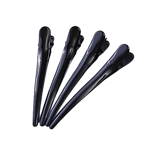 BESTYASH 4stücke Krokodilklemmen Friseurklammern Haarteilklammern Haarstyling-werkzeug Kunststoffklammern Salonzubehör Große Für Damen Haare von BESTYASH