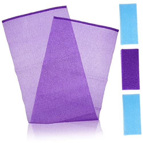 BESTYASH 4stücke Peeling-waschlappen Japanischer Duschtuch Entfernung Abgestorbener Hautzellen Sanftes Peeling Nylon-badetücher Körperwäscher von BESTYASH