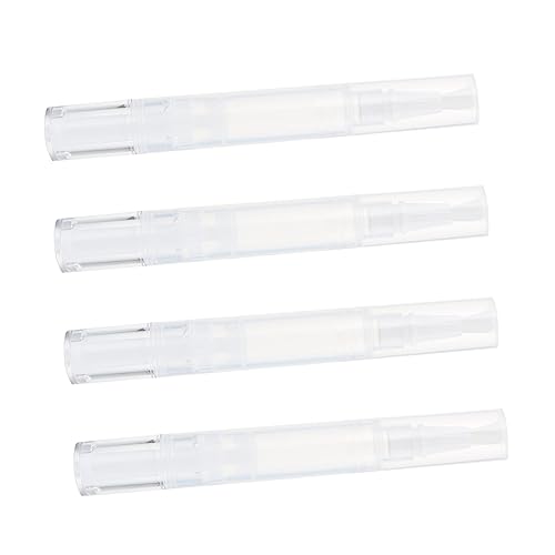 BESTYASH 4stücke Verdrehen Lippenöl Röhren Lip Gloss Leere Stifte Concealer Tuben Befüllen Für Lipgloss Öle Nagellack Parfüm Flexible Handhabung Leichtes Design Reisegeeignet von BESTYASH