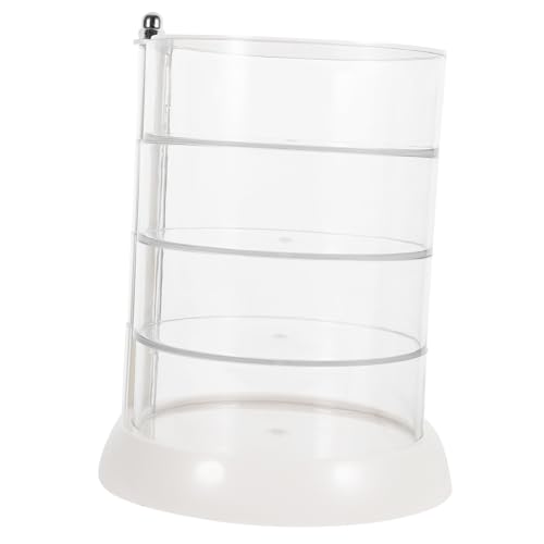 BESTYASH 4stufe Drehbare Organizer-box Make-up-aufbewahrungsbox Kosmetikpad Haarspange-halter Aufbewahrungsorganisation Für Kosmetiktisch Und Badezimmerablage von BESTYASH