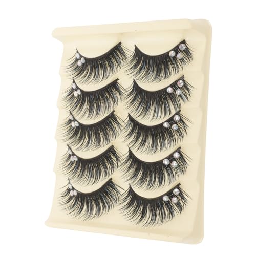 BESTYASH 5paare Falsche Wimpern Künstliche Wimpern Für Frauen Make-up Zubehör Wimpernverlängerungen Einzelne von BESTYASH