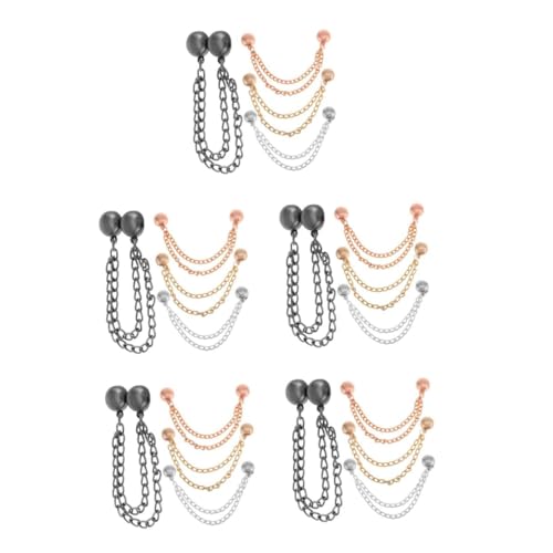 BESTYASH 5 Sätze 5 Sets Hosen Magnet Kleidungsnadeln Hemdhalter Magnetische Kleidung Kleidungsmagnete Mit Kette Magnetische Knopf Clips Funktion Schnalle Für Röcke 4 Stück * 5 von BESTYASH