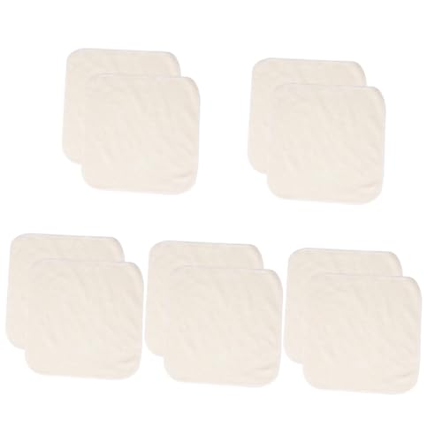 BESTYASH 5 Sätze Gesichtsreinigungstücher Gesichtswaschlappen Gesichtsreinigungstuch Waschlappen Handtuch Handtücher Zum Waschen Des Gesichts Kleidung Waschen Bambusfaser Beige 2 Stücke * 5 von BESTYASH