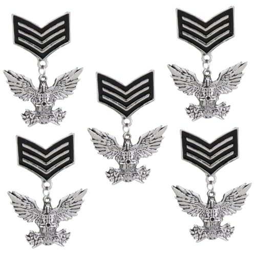 BESTYASH 5 Stück Anstecker Brosche Anstecknadel Herrenschmuck Herrenbrosche Herrenschild Anstecker Für Herren Herrenkragen Herrenaccessoires Schmuck Für Herren von BESTYASH