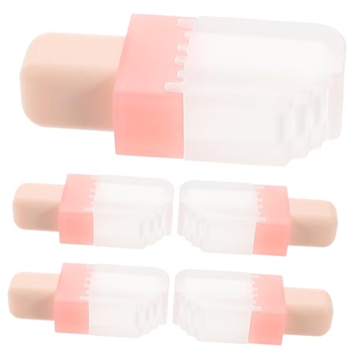 BESTYASH 5 Stück Lippenstiftflaschen Lipgloss Lip Plump Lippenstiftbehälter Leere Tuben Lipgloss Herstellungsset Lippenstifttube Lipgloss Für Frauen Bleistift Lippenölflaschen von BESTYASH