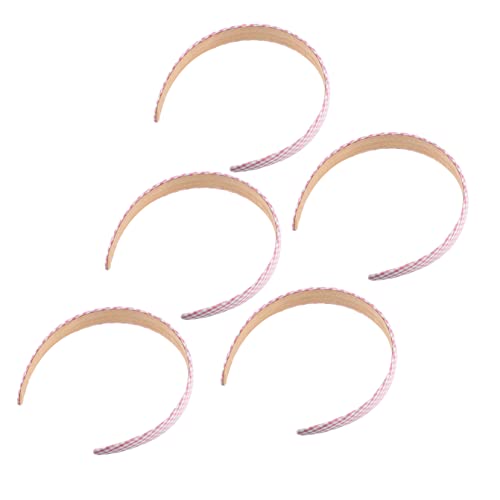 BESTYASH 5 Stück Stirnband Haarband Schwarzer Reifen Mädchenfarbe Haarwickel Für Knoten Haarbänder Band Für Frau Süßes Haargummi Für Hochzeiten Hübsches Modisches Haar von BESTYASH