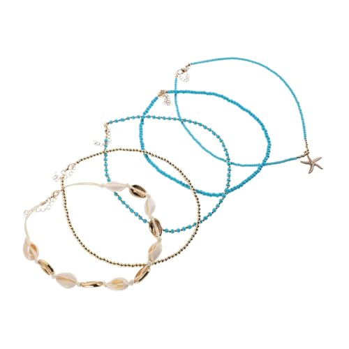 BESTYASH 5 Stück Teiliges Boho Multilayer Set mit Bunten Perlen und Anhängern für Frauen für Strandpartys und Alltag Ethnischer Stil für Jugendliche Mode von BESTYASH