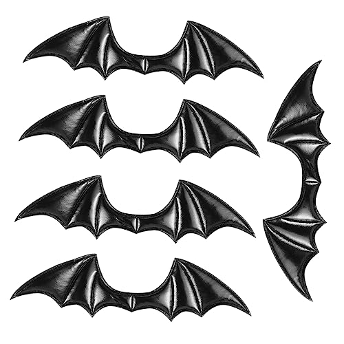 BESTYASH 5 Stück Teiliges DIY Haarschmuck Batwing Haarnadeln aus Weichem Wiederverwendbar Langlebig für Halloween Kostüm und Kreative Haardekoration von BESTYASH